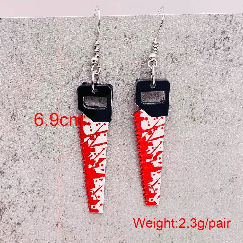 Bloody Knife  Earrings - Life and Lines