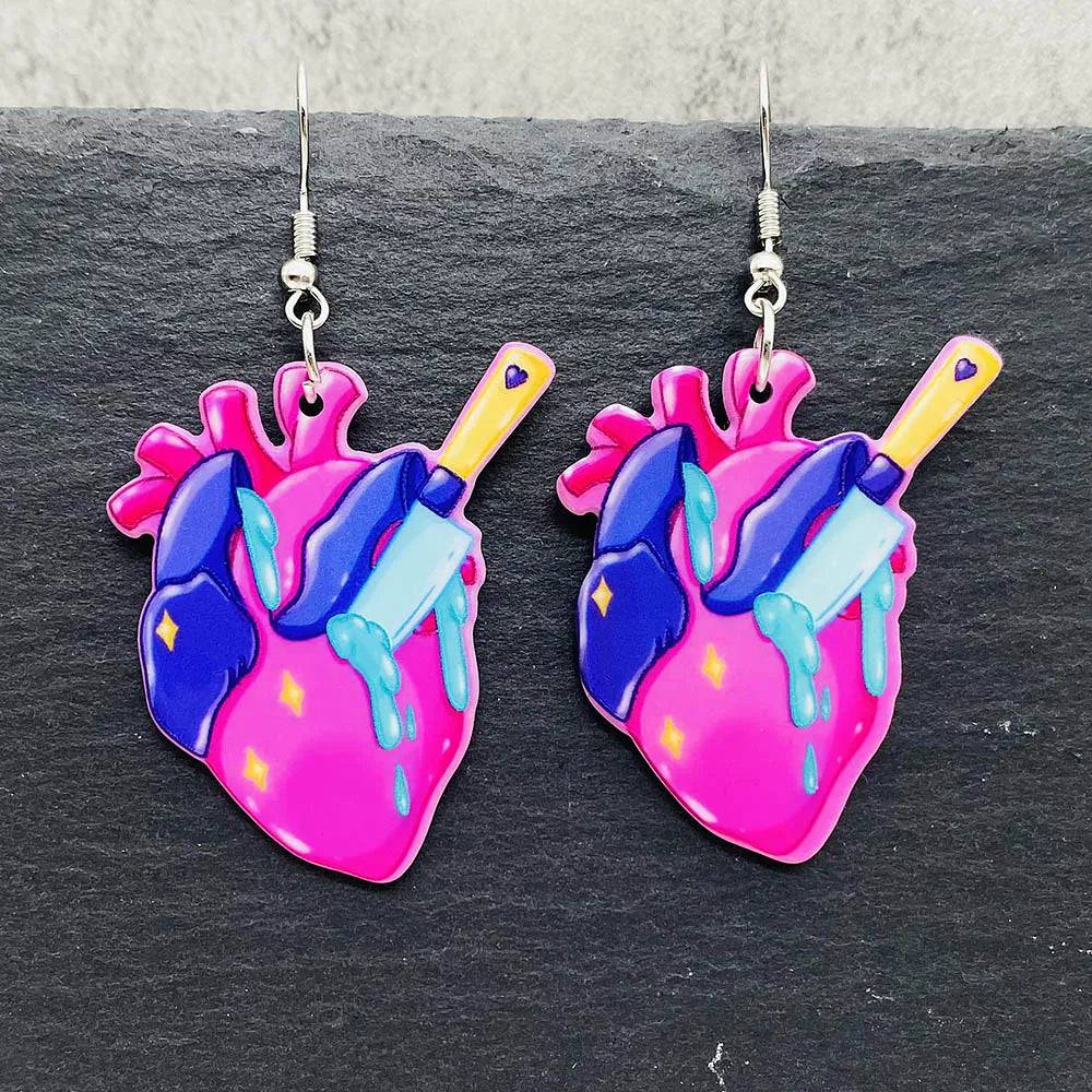 Bloody Knife  Earrings - Life and Lines