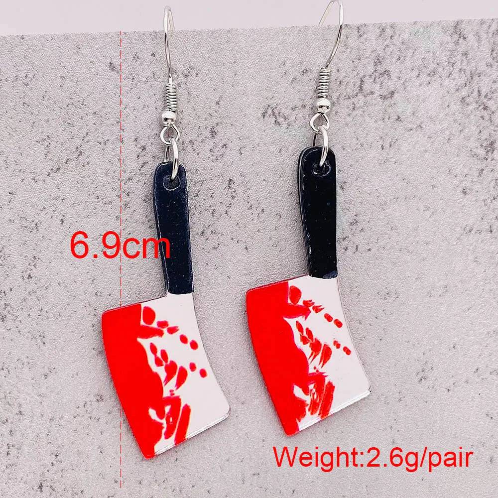 Bloody Knife  Earrings - Life and Lines