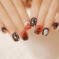 24pcs Artificial Acrylic Halloween Nail Art Fake Nails Set - Life and Lines