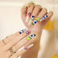 24pcs Artificial Acrylic Halloween Nails Art Fake Nails Set - Life and Lines