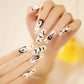 24pcs Artificial Acrylic Halloween Nails Art Fake Nails Set - Life and Lines