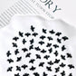 30PCS 3D Black Bat Nail Charms - Life and Lines