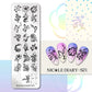 NICOLE DIARY Halloween Nail Art Stamping Plate Drawing Template Butterfly Heart Wave Line Image Stencil Mold Nail Printing Tools - Life and Lines