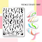 NICOLE DIARY Halloween Nail Art Stamping Plate Drawing Template Butterfly Heart Wave Line Image Stencil Mold Nail Printing Tools - Life and Lines