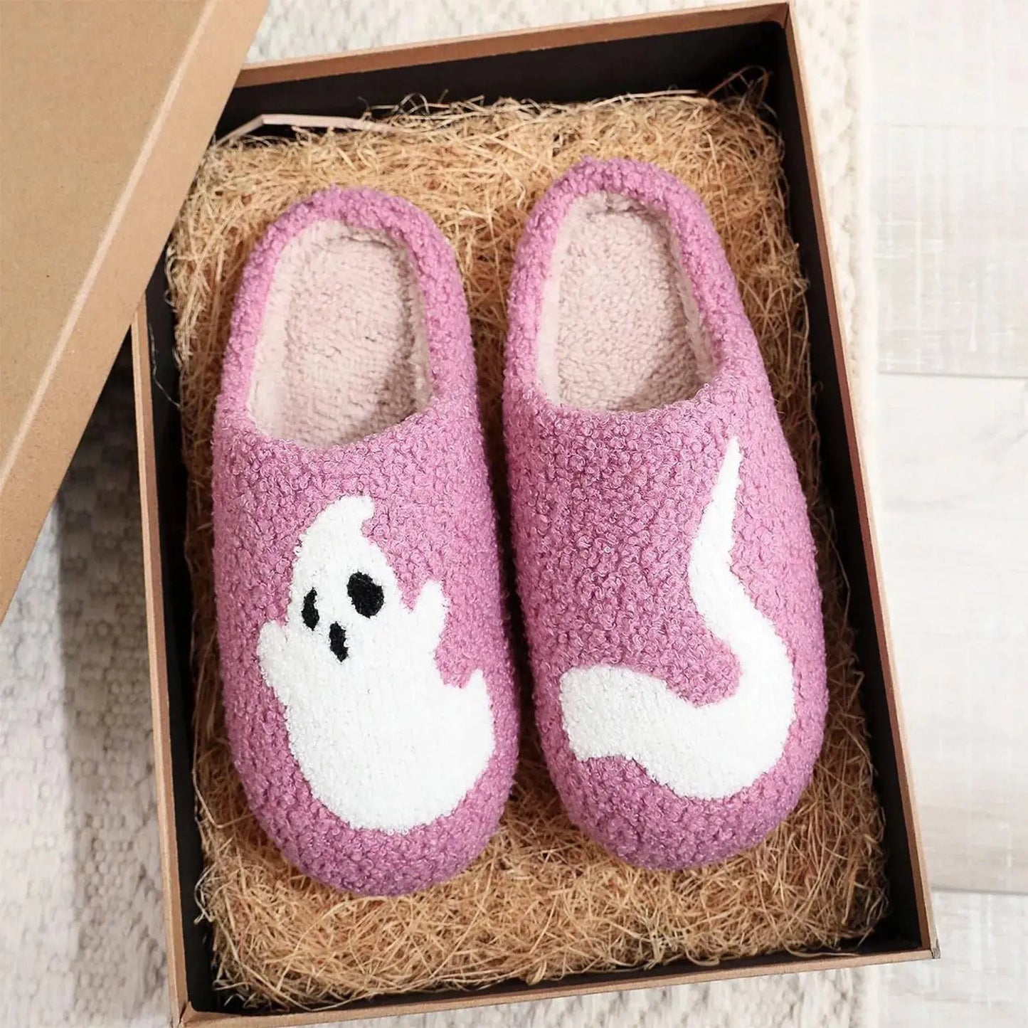 Ghostface Winter Cotton Slippers – - Life and Lines