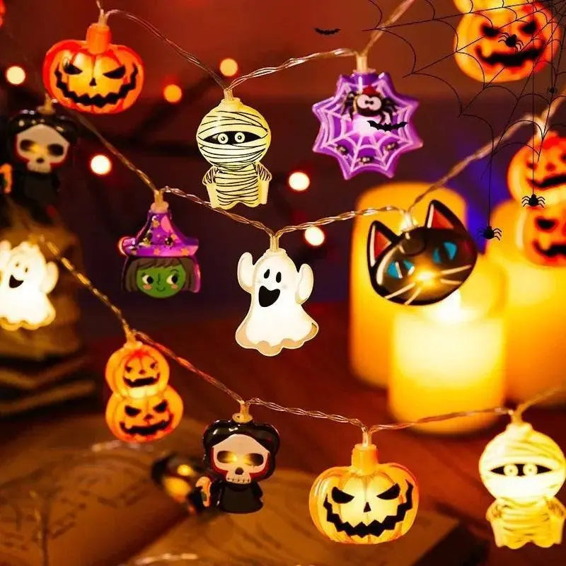 Halloween Light String Mummy Pumpkin Ghost Lantern String - Life and Lines