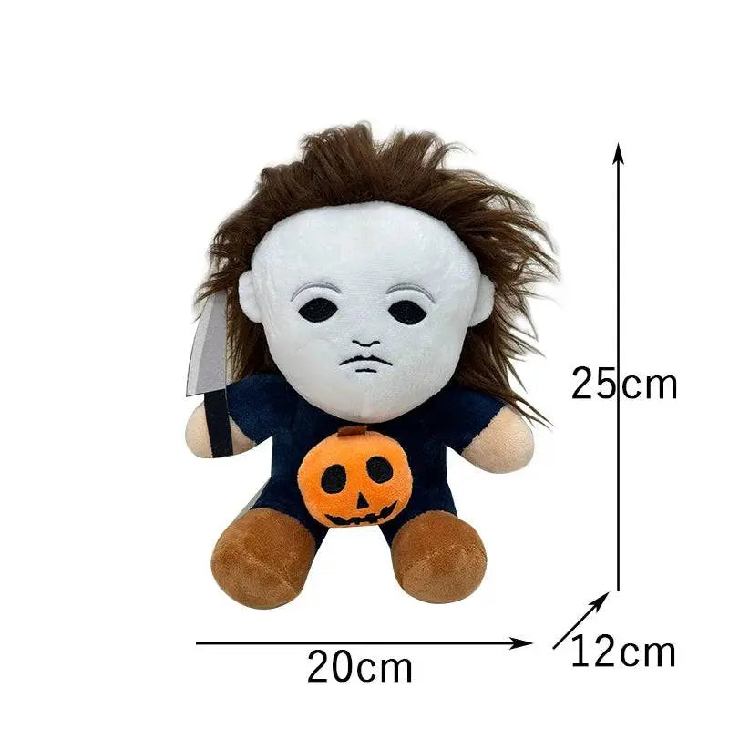 Highland Cow Halloween Michael Myers Funny Black King Plush Slippers Soft Non-Slip Shoes Women Men House Flat with Slipper Toy - Life and Lines