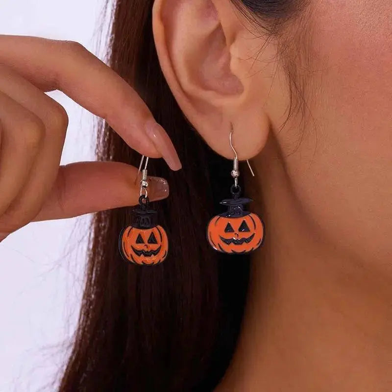 Cute Halloween Dangle Ghost  Earrings - Life and Lines