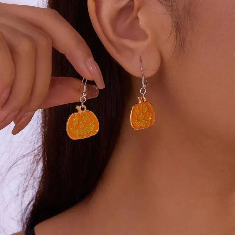 Cute Halloween Dangle Ghost  Earrings - Life and Lines