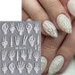 5D Relief Skeleton Hand Halloween Nail Art Stickers - Life and Lines